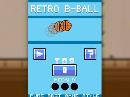 Retro B-Ball pixel art game